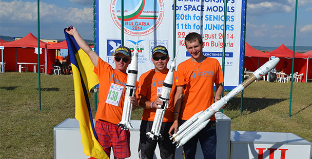 Українці на Чемпіонату світу з ракетомодельного спорту 2014 в Болгарії